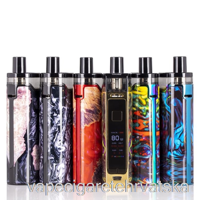 Vape Cigarete Smok Rpm 80 Pod Mod Kit Crveno Stabilizirajuće Drvo